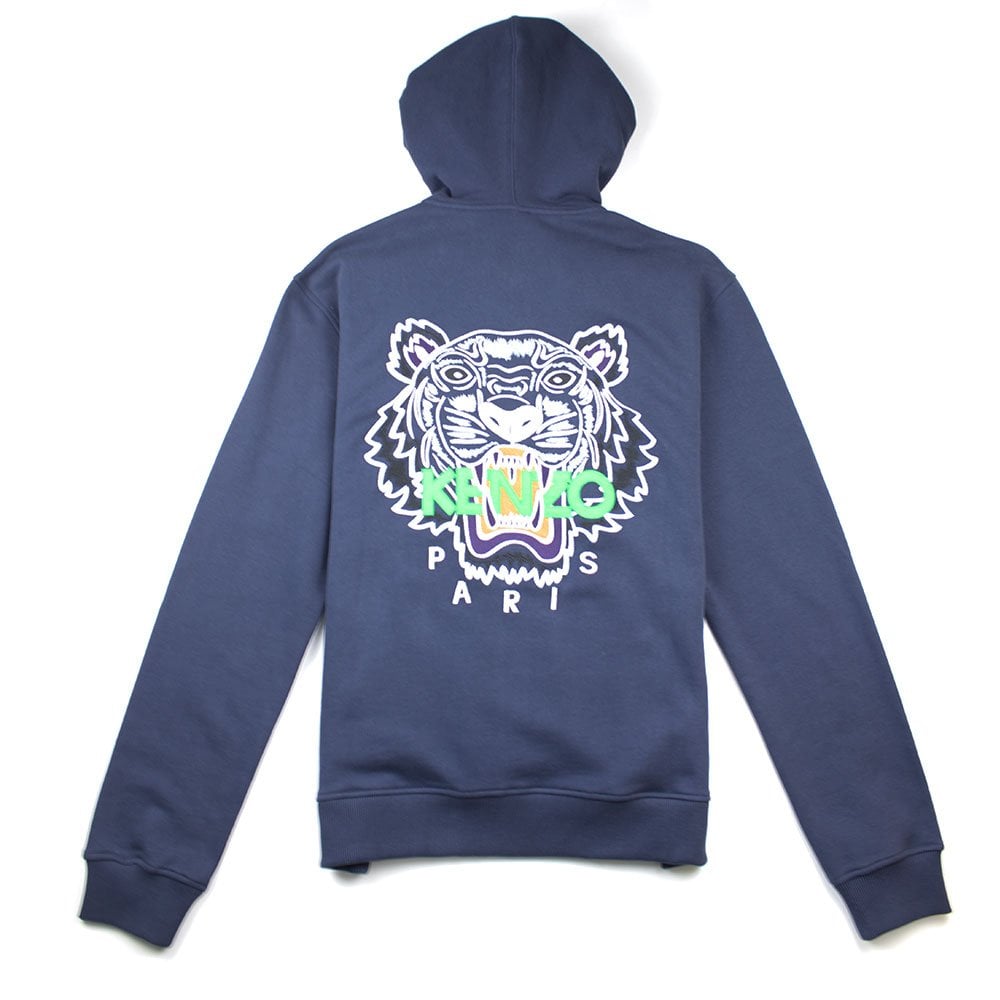 kenzou！ Kenzo Tiger Zip Up Hoody Navy | ONU – Onu