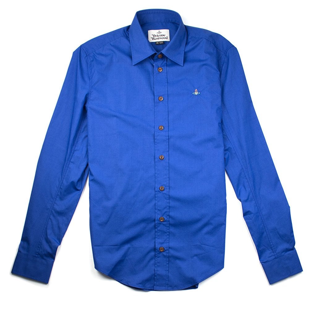 electric blue mens dress shirt Dress Shirt for Men Long Sleeve Button Down Solid Color Stretch Wrinkle Free Business Casual Tops Blue XL