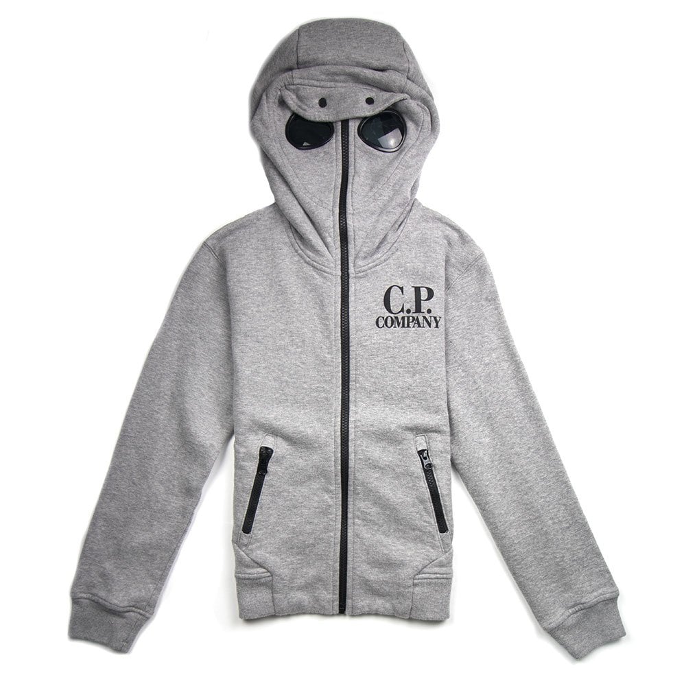 CP Company Undersixteen Goggle Full Zip Up Hoody Grey | ONU – Onu