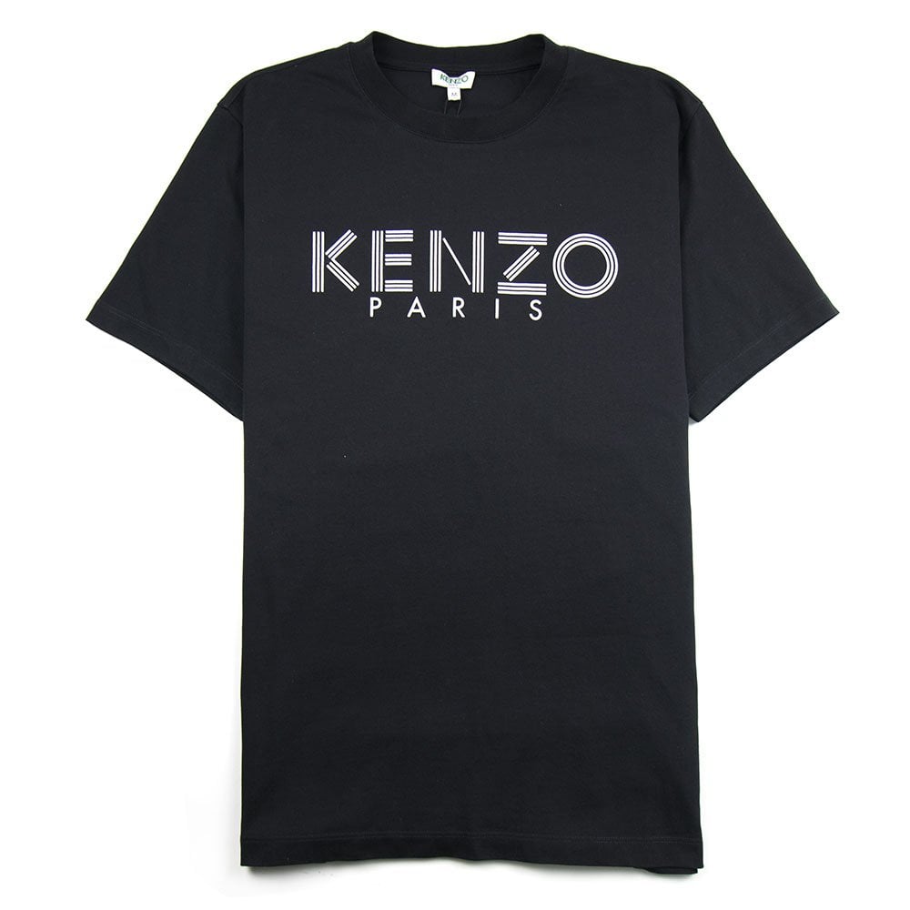 Kenzo Classic Logo Paris Tee Black | ONU – Onu