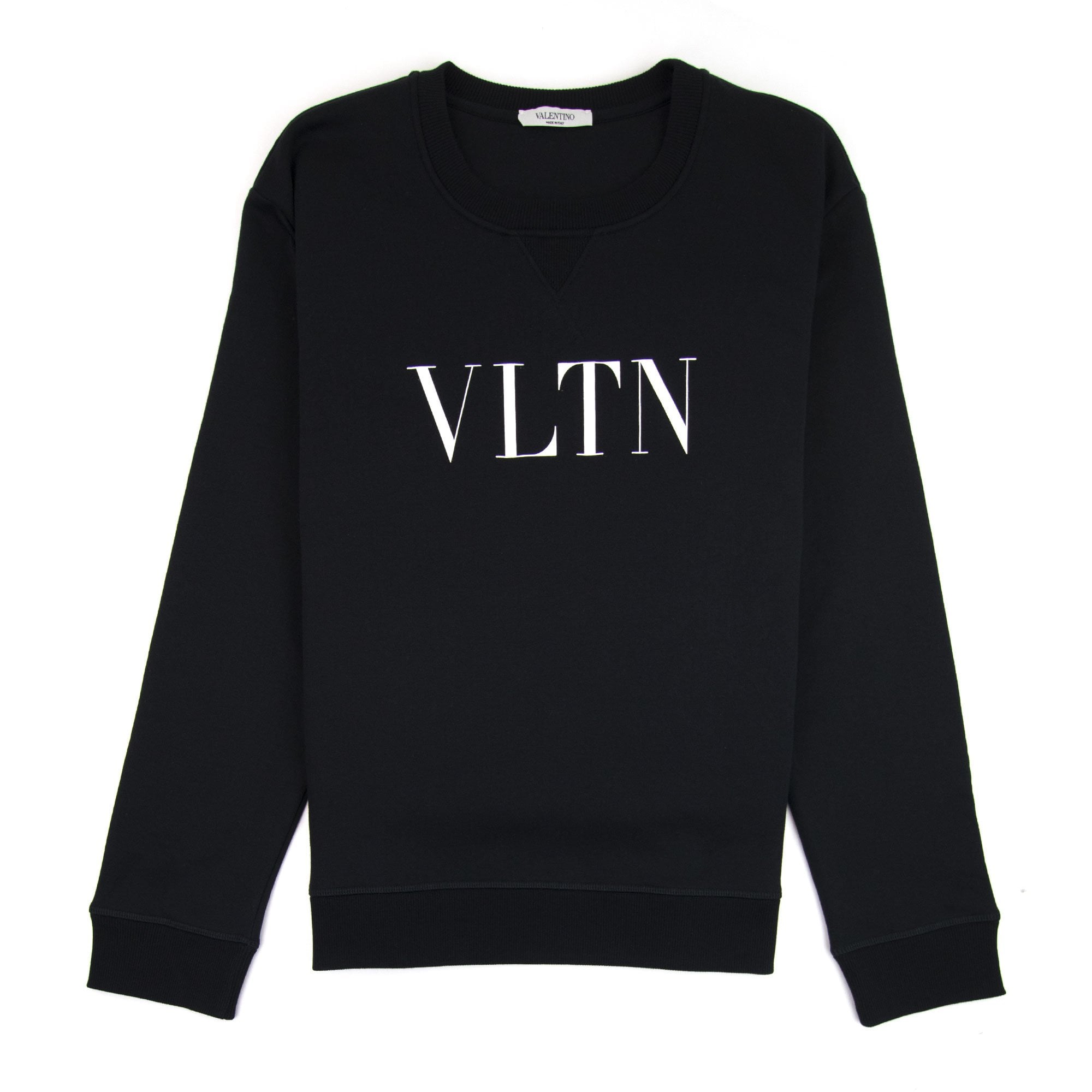 VALENTINO スウェット トレーナーVLTN SWEATSHIRT Valentino Vltn Crewneck Sweatshirt Black | ONU – Onu