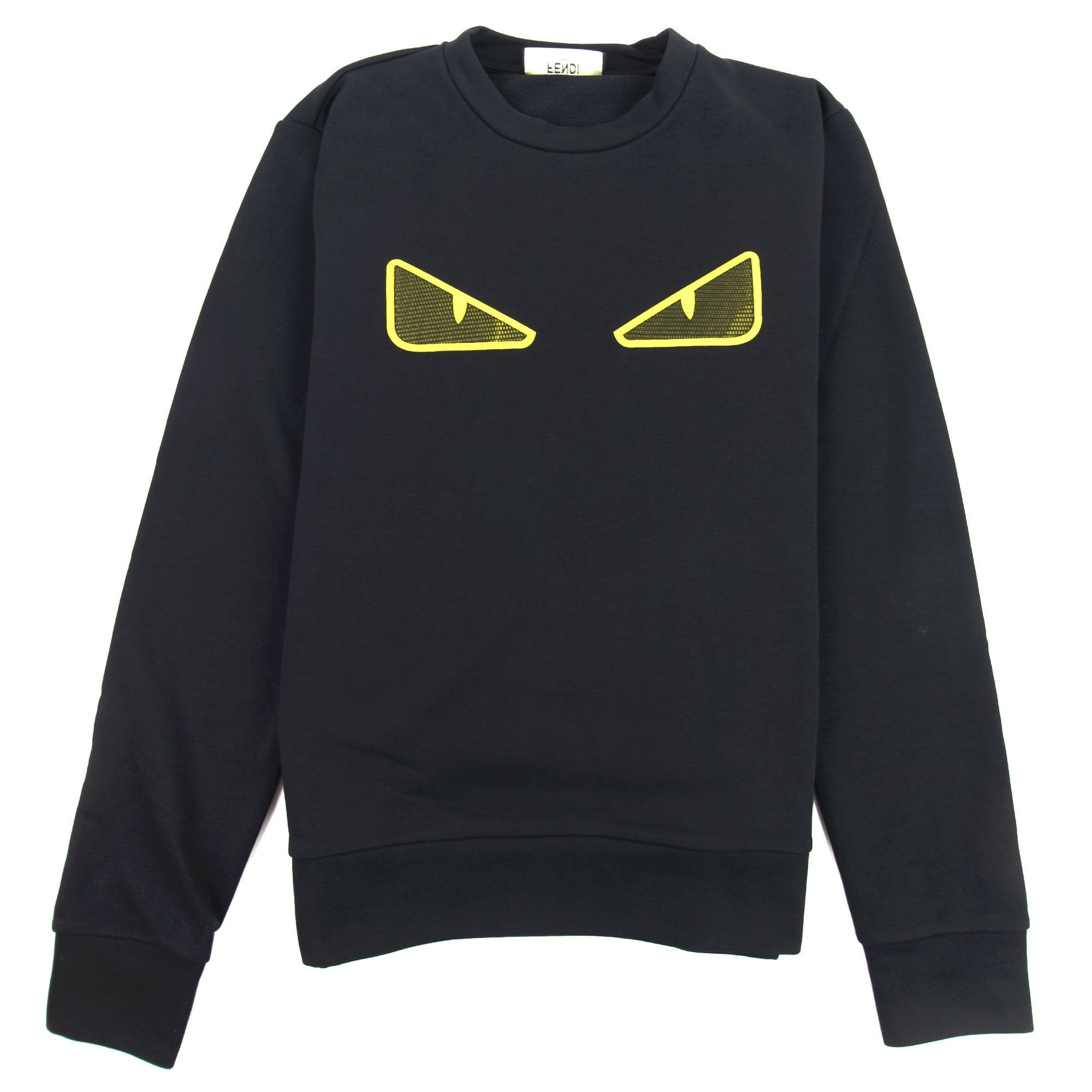 Fendi Bug Mesh Eye Sweatshirt Black/Yellow | ONU – Onu