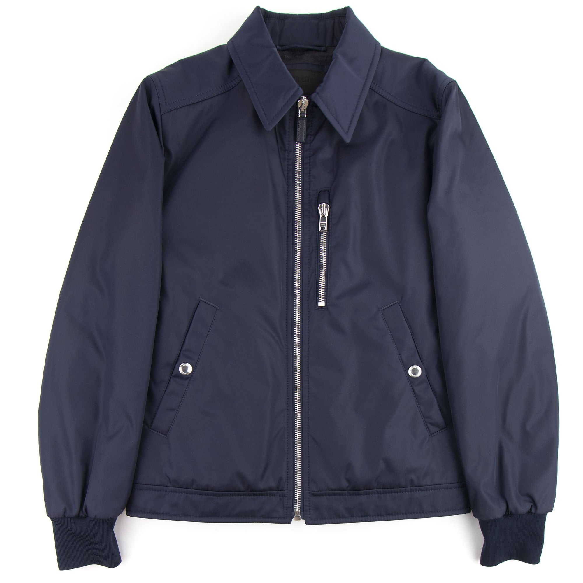 Prada Nylon Gabardine Blouson Coach Jacket Navy | ONU – Onu