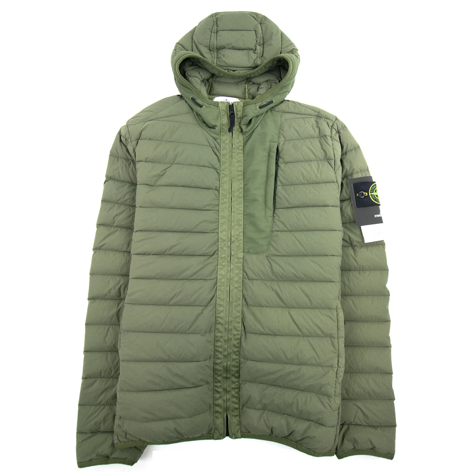 Stone Island 41225 Loom Woven Down Chambers Stretch Nylon Jacket