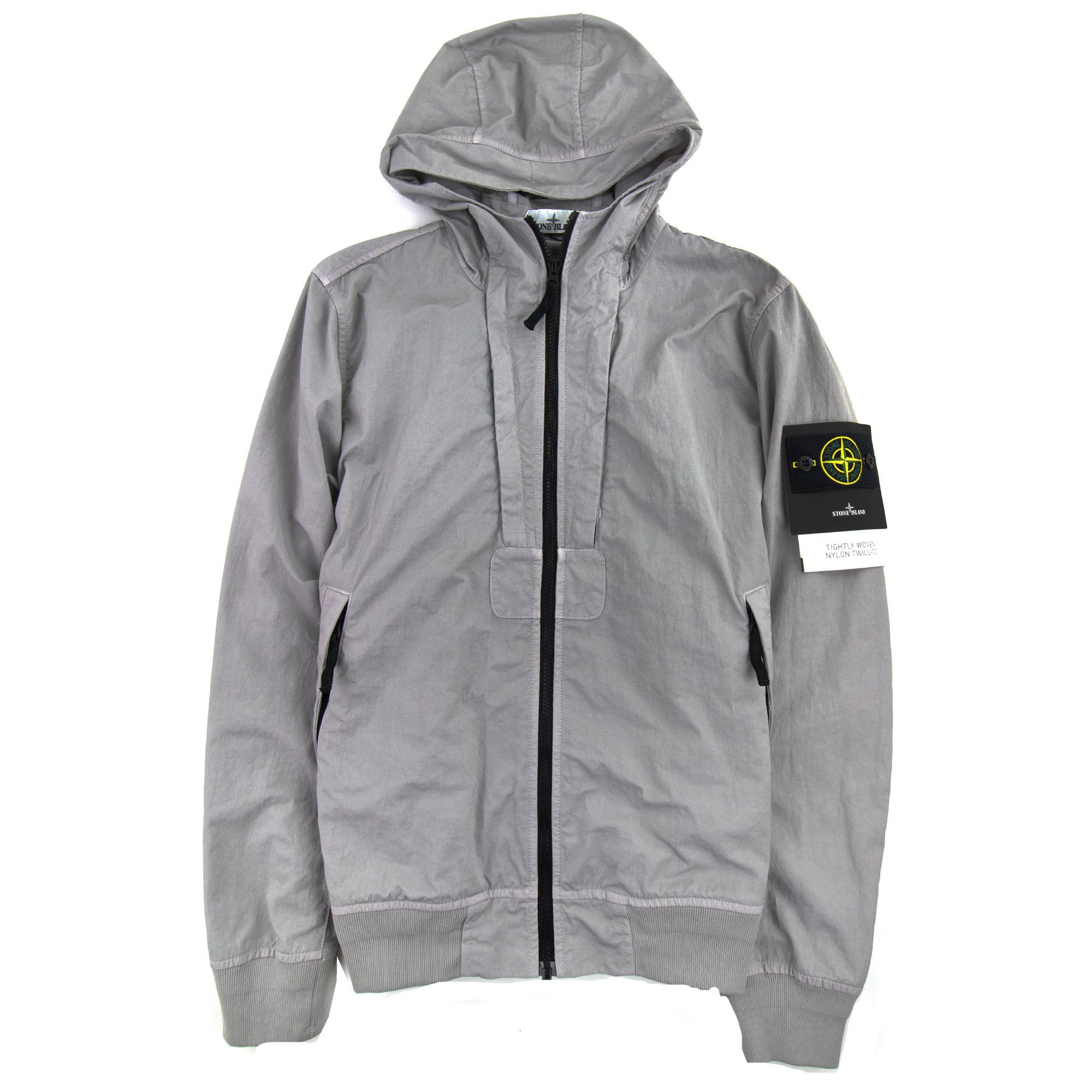 ジャケット・アウター Stone  LIGHT COTTON NYLON TWILL Stone Island Woven Nylon Twill TC Jacket Light Grey | ONU – Onu