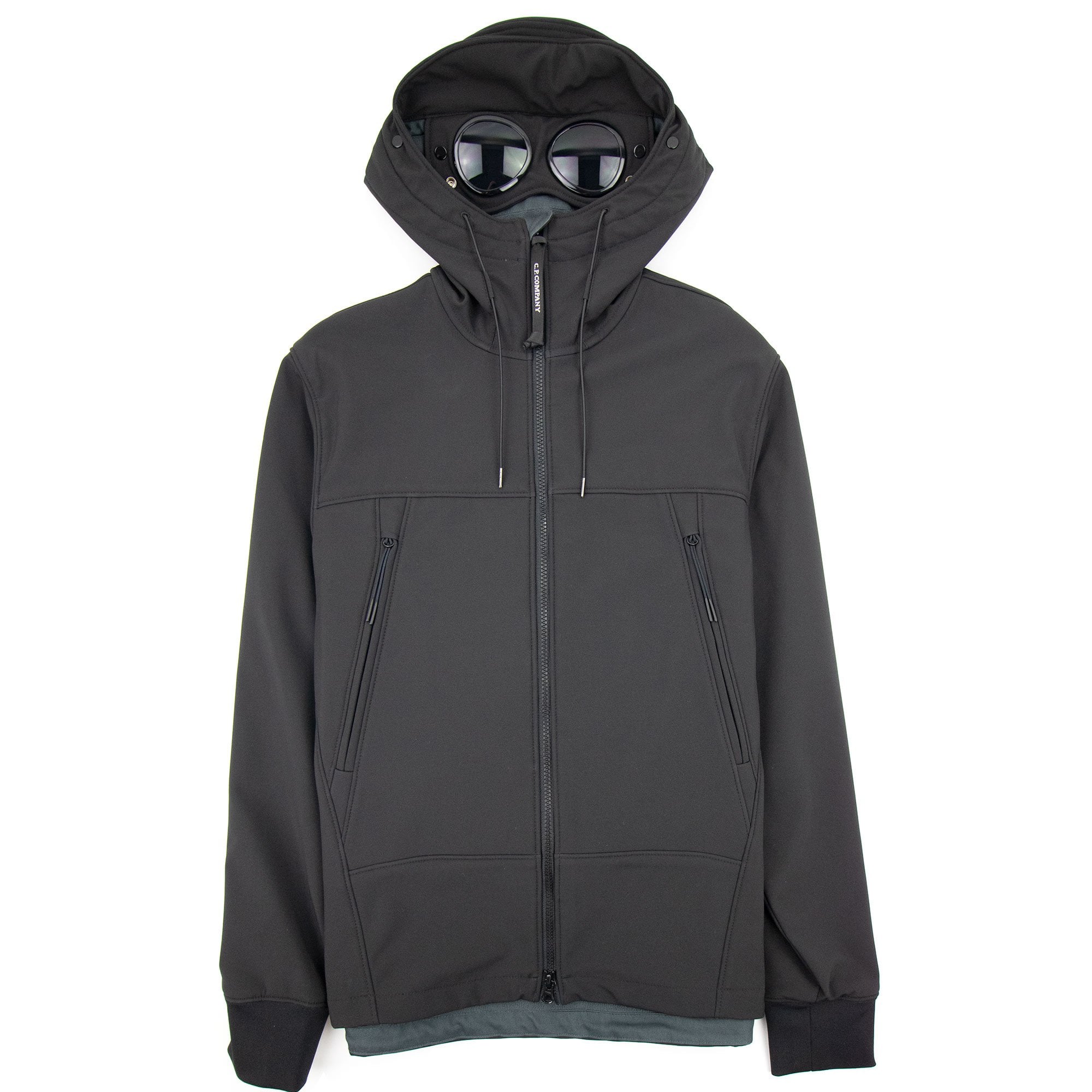 C.P. Company Soft Shell Goggle Jacket Black 999 | ONU – Onu