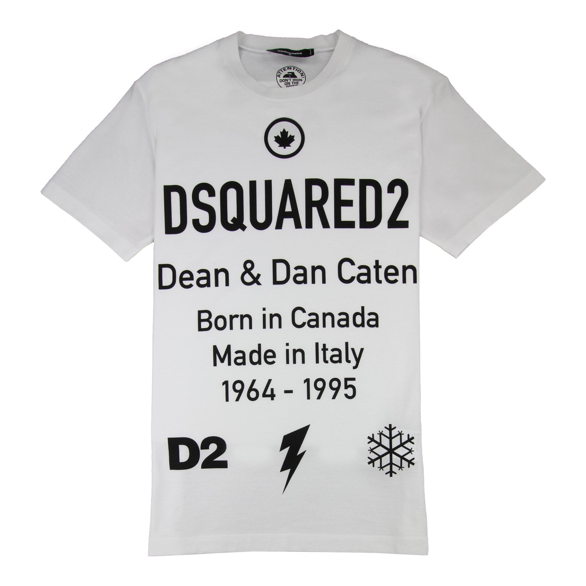 Dsquared2 Dean & Dan Symbol T-shirt White – Onu