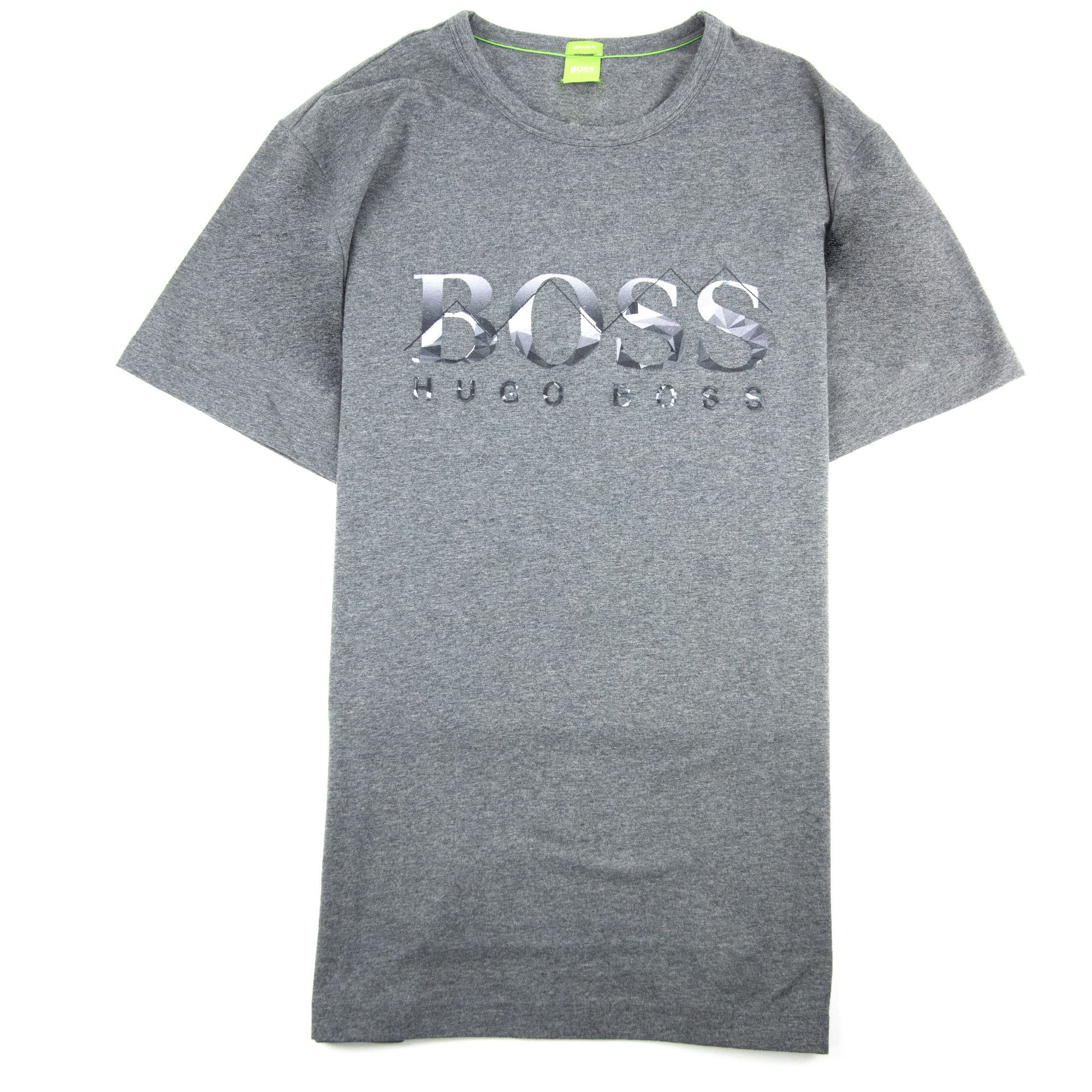 Hugo Boss Embroidered Logo Tee 7 T Shirt Dark Grey - MEN from Onu UK
