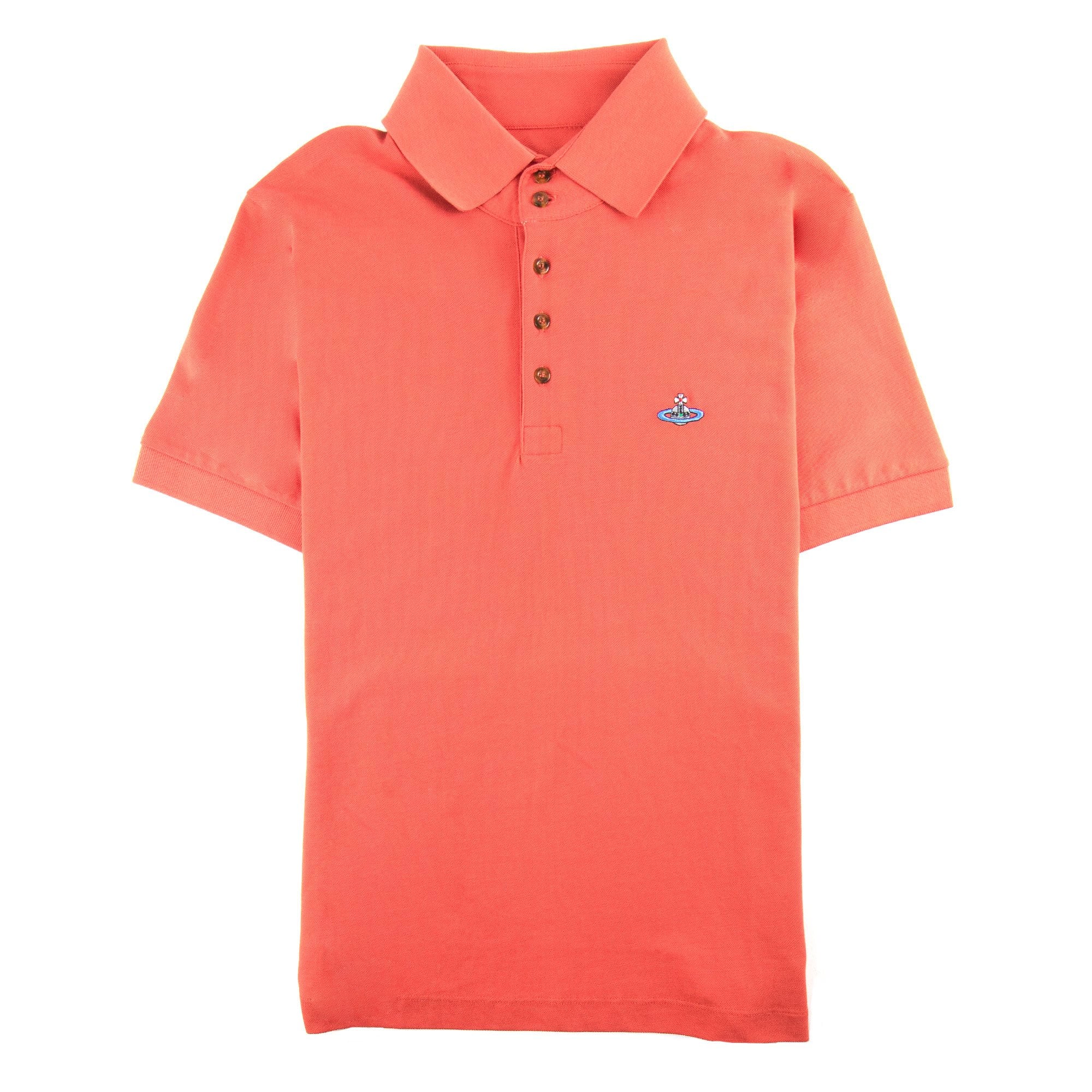 Vivienne Westwood Orb Logo S/s Polo Shirt Red - MEN from Onu UK