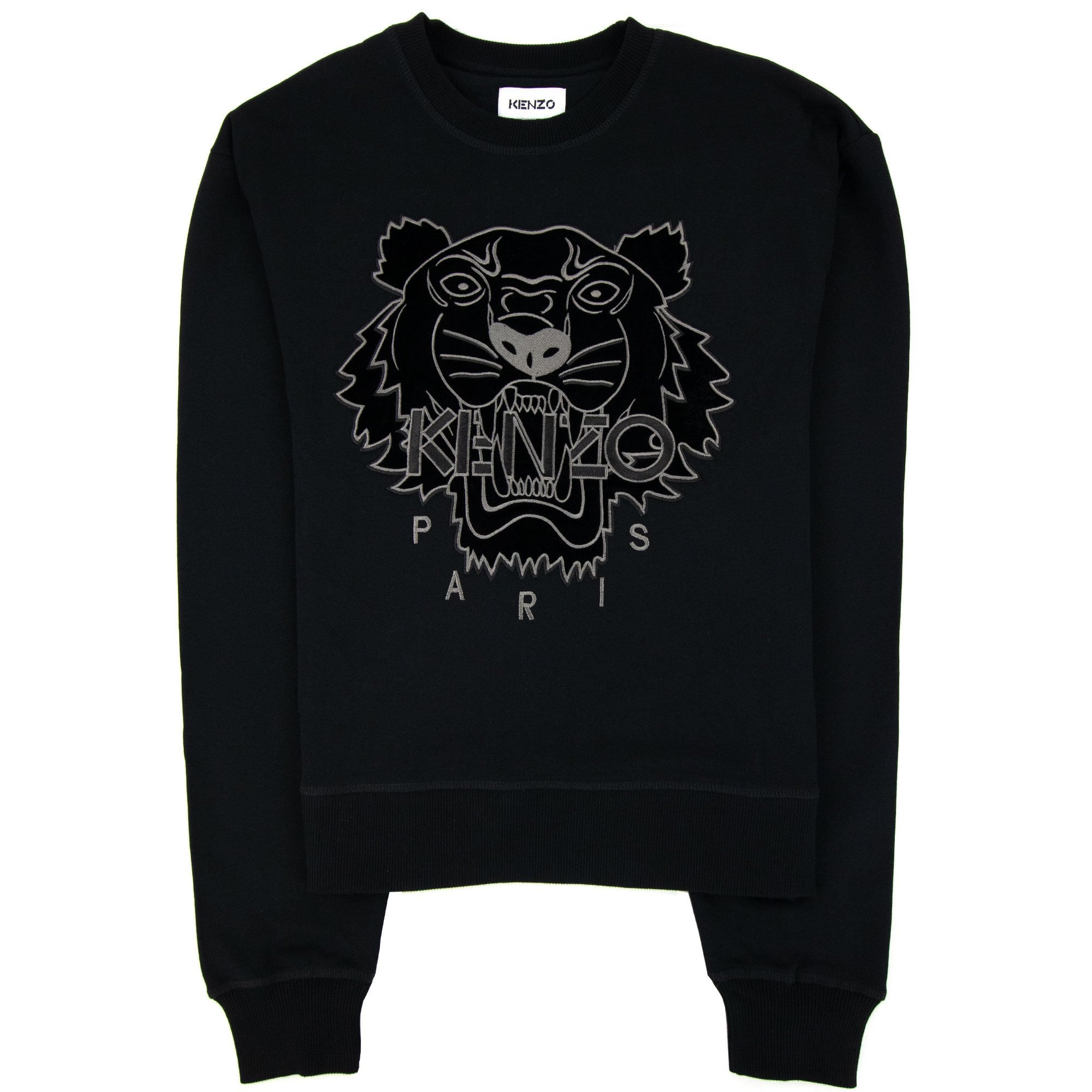 Kenzo Tiger velvet バレリーナ Kenzo Velvet Tiger Sweatshirt Black | ONU – Onu
