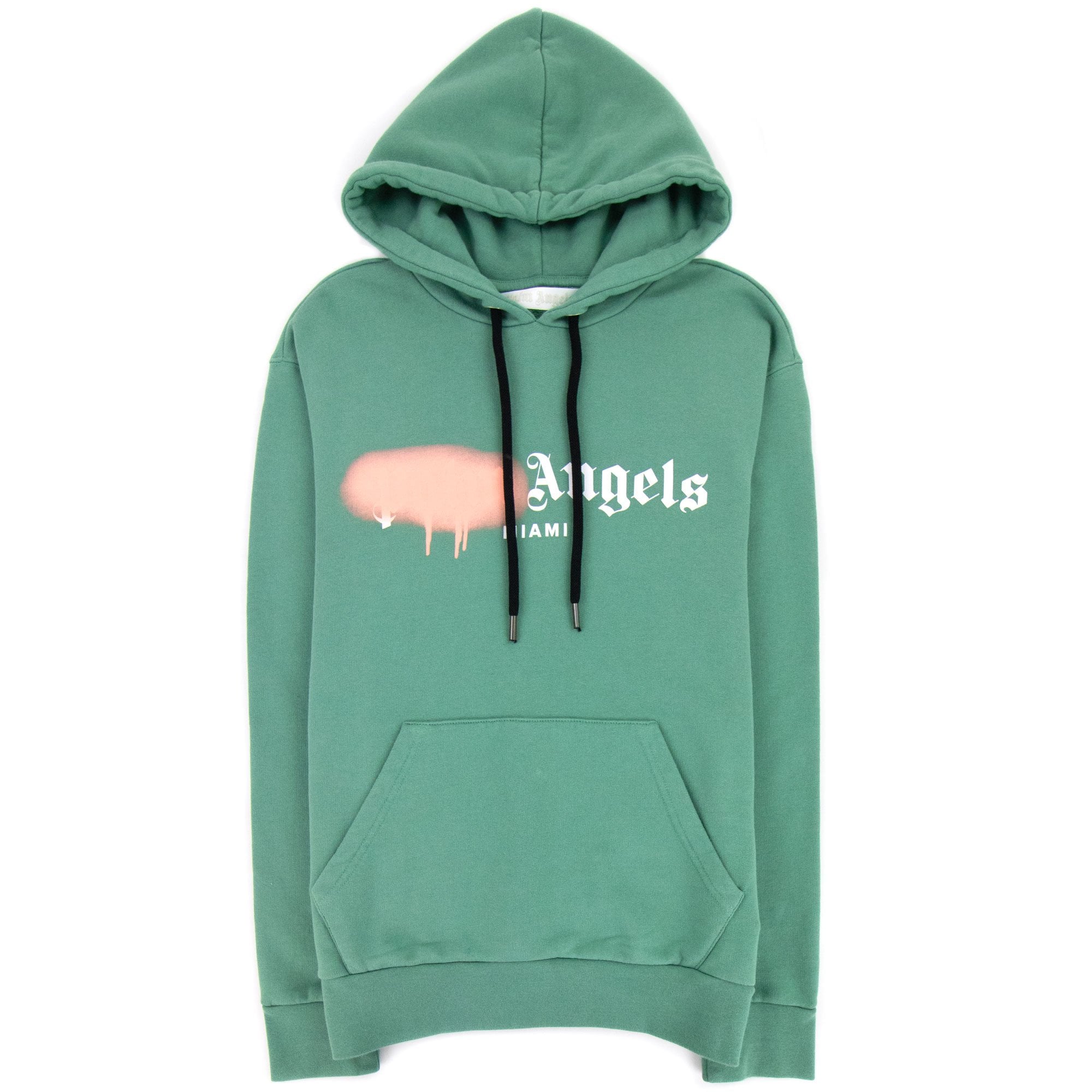 Palm Angels Miami Sprayed Hoody Forest Green | ONU – Onu