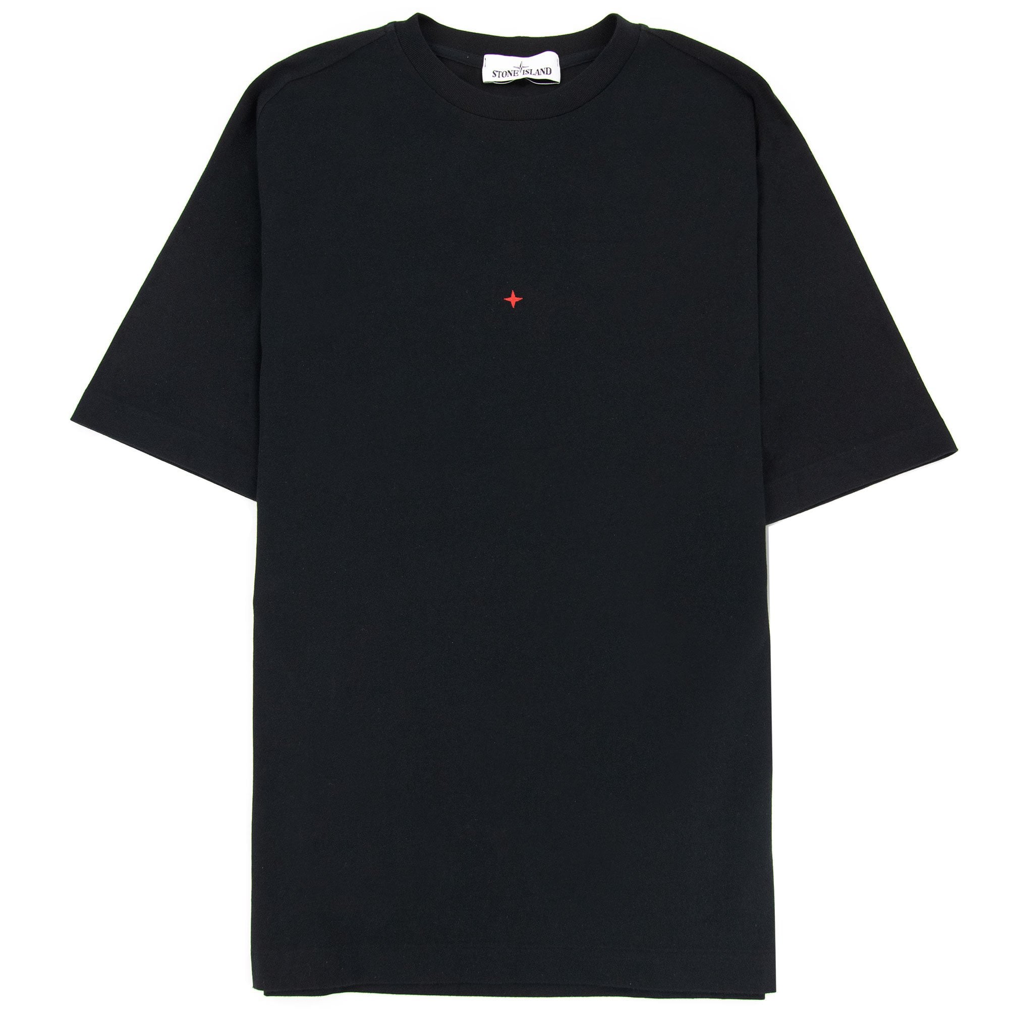 Stone Island Marina Logo T Shirt Black Voo29 - MEN from Onu UK