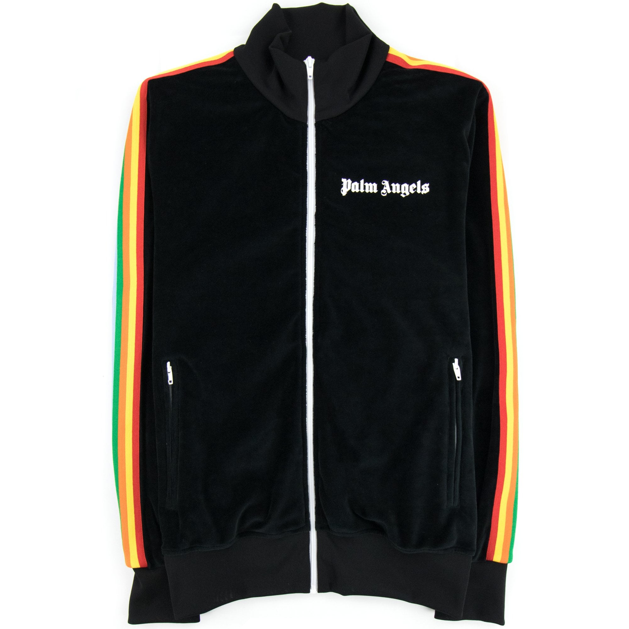 Palm Angels Rainbow Track Jacket Black/multi | ONU – Onu