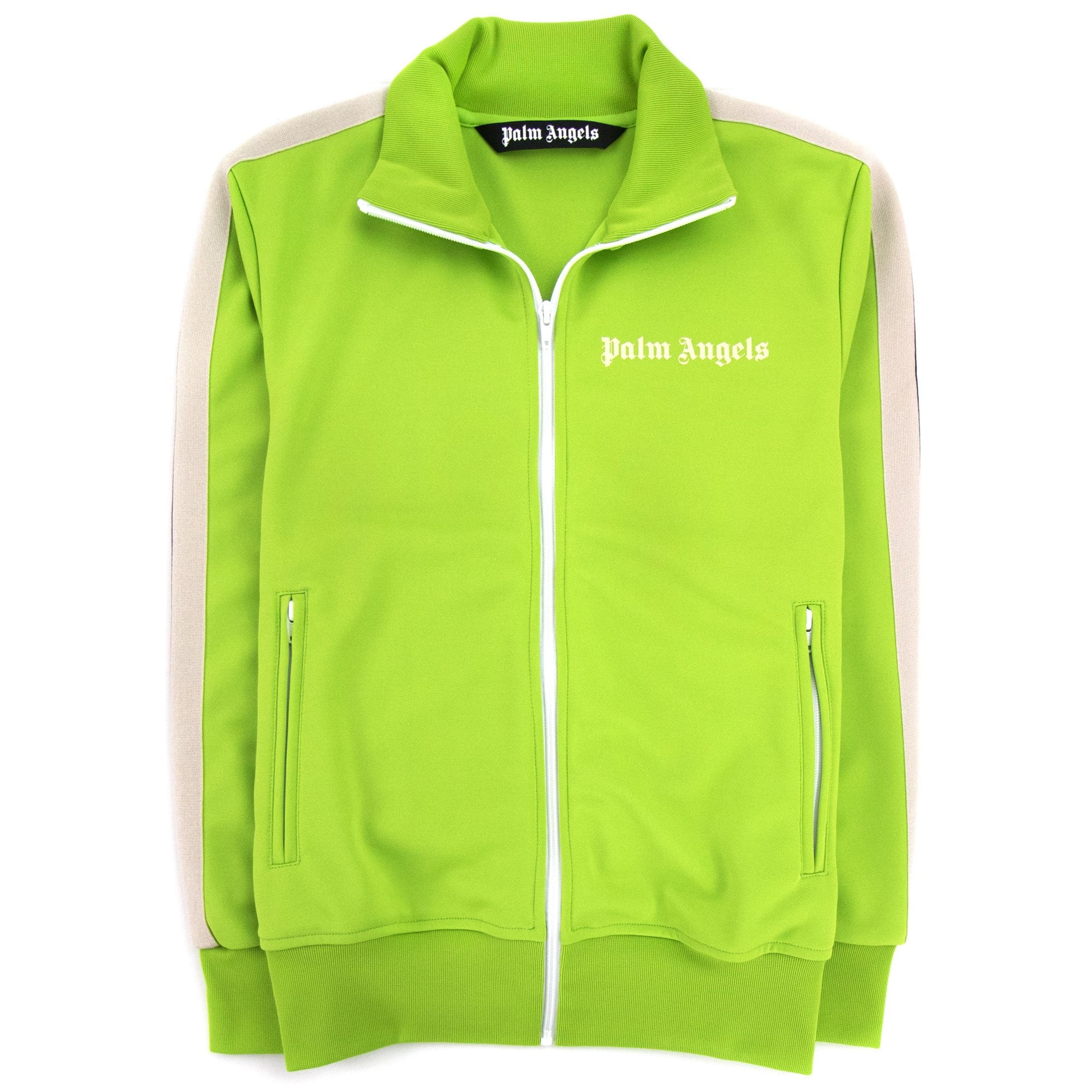 Palm Angels Autumn Blaze Tracksuit Jacket Lime Green | ONU – Onu
