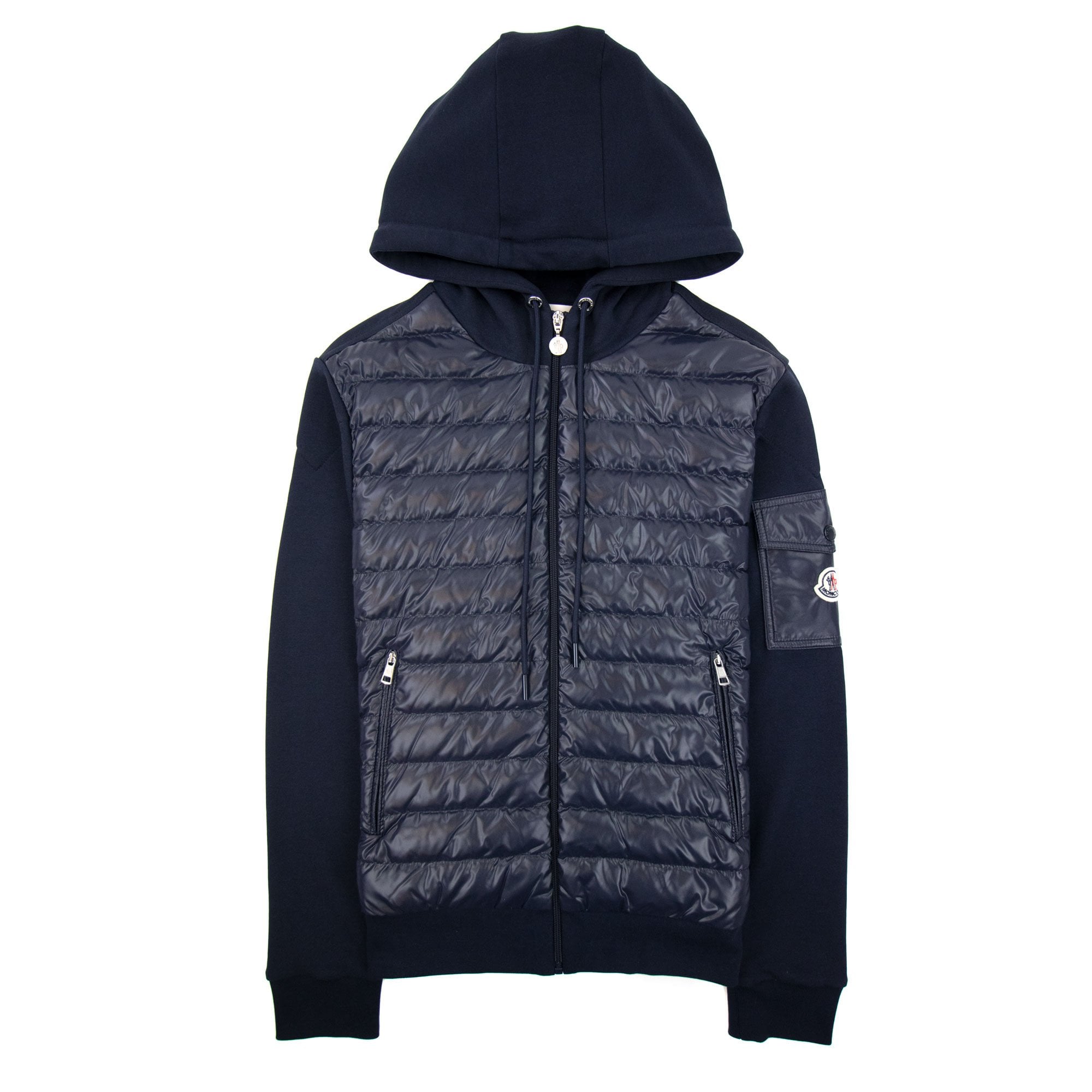 Moncler Maglia Con Hoodied Cardigan Navy 878 | ONU – Onu