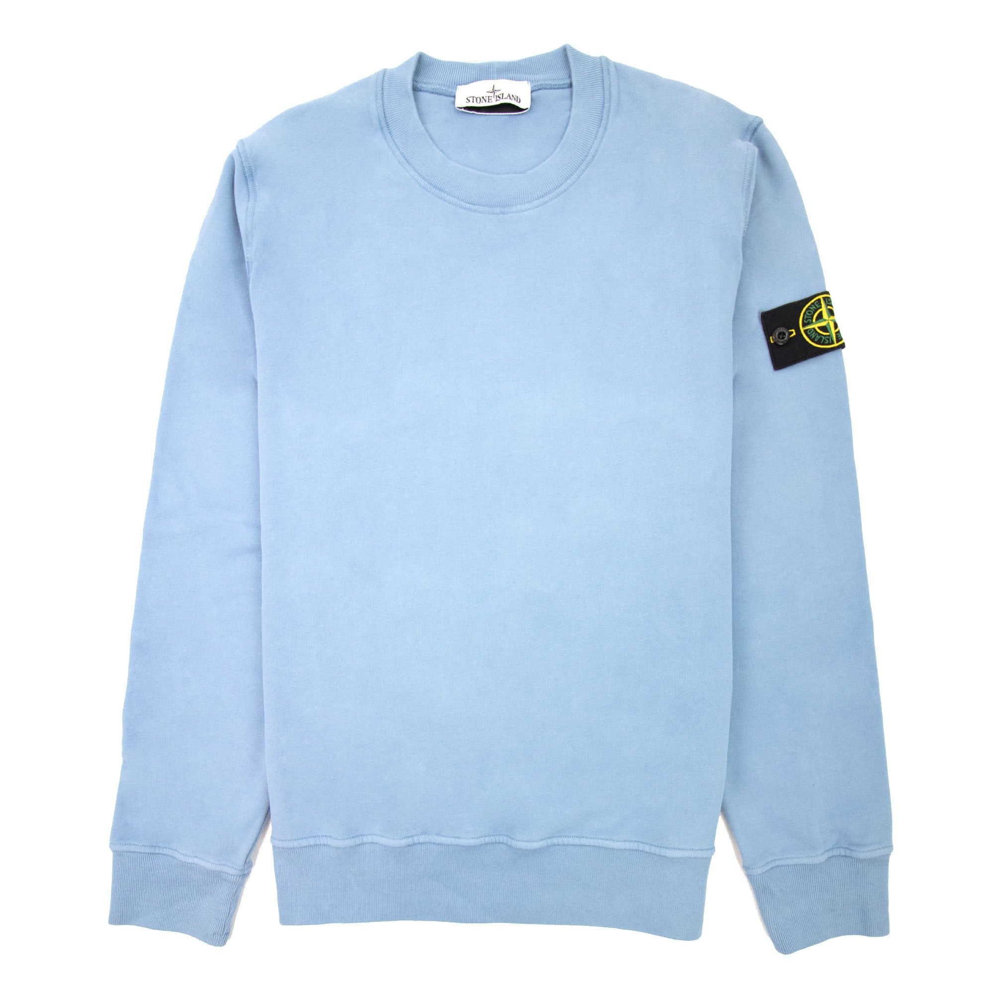Stone Island 63051 Crewneck Sweatshirt Powder Blue V0046 – Onu