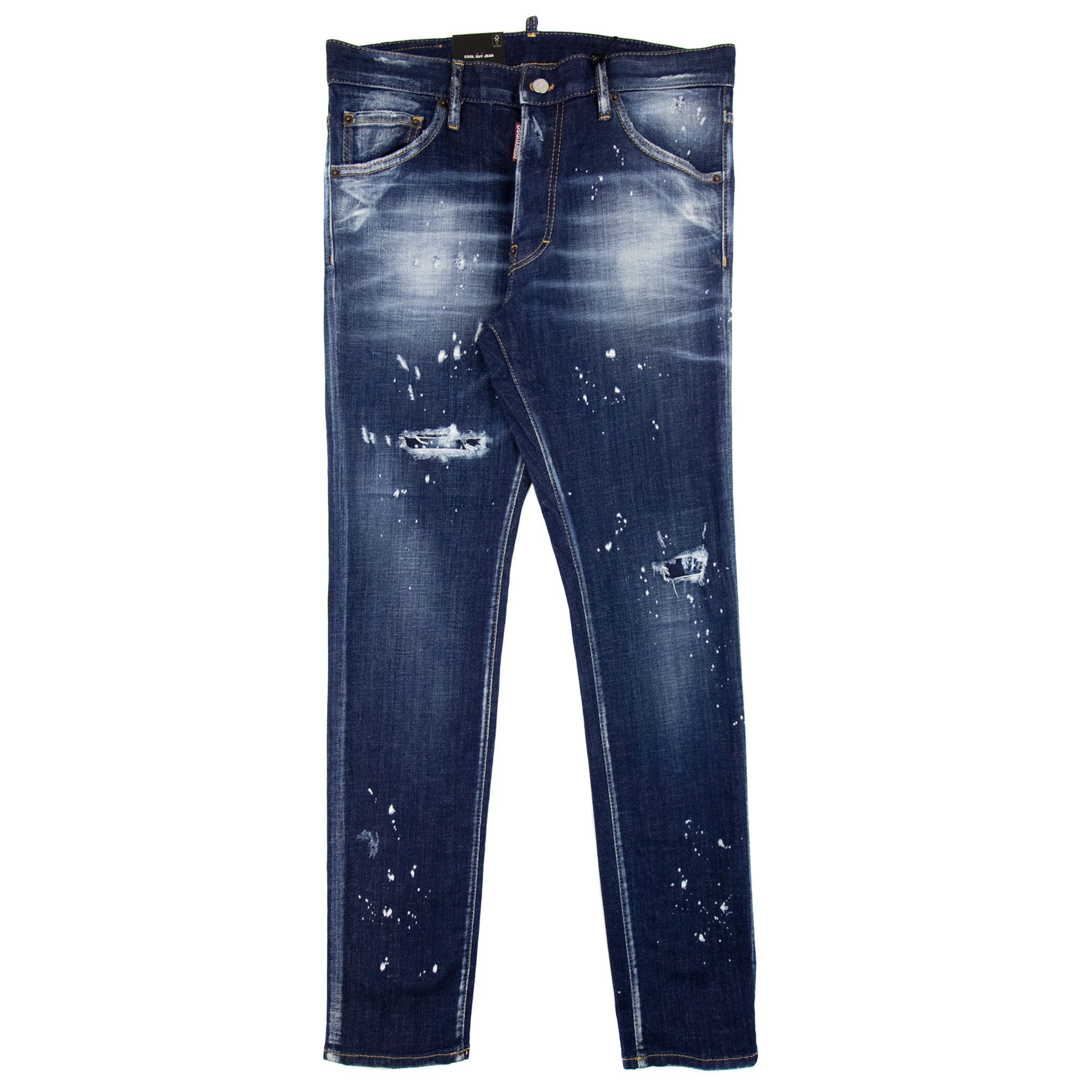 Dsquared2 Dark Ripped Skater Cool Guy Jeans Denim 470 | ONU – Onu