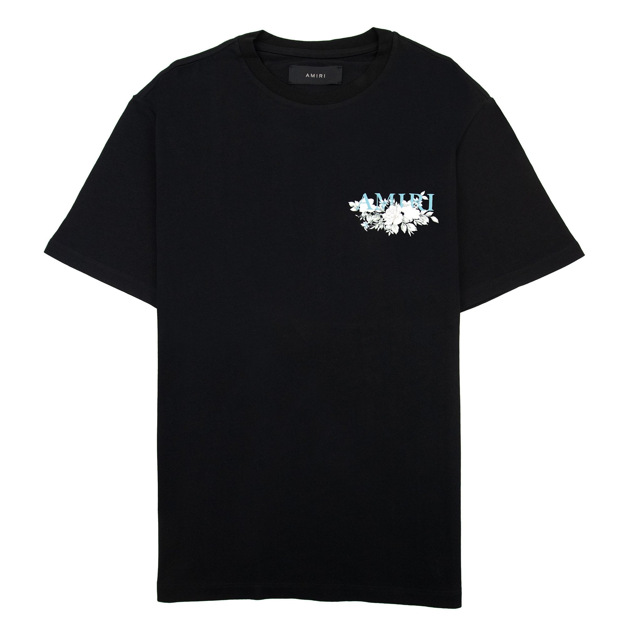 Amiri Floral Logo T Shirt Black | ONU – Onu