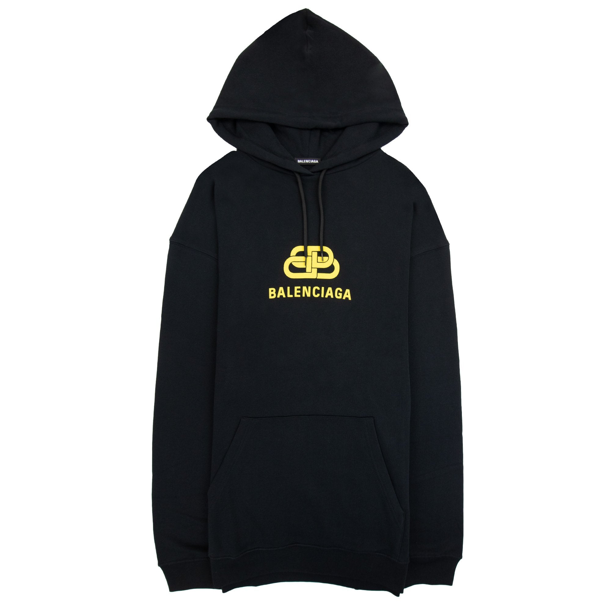Balenciaga Bb Logo Hoodied Sweatshirt Black - MEN from Onu UK
