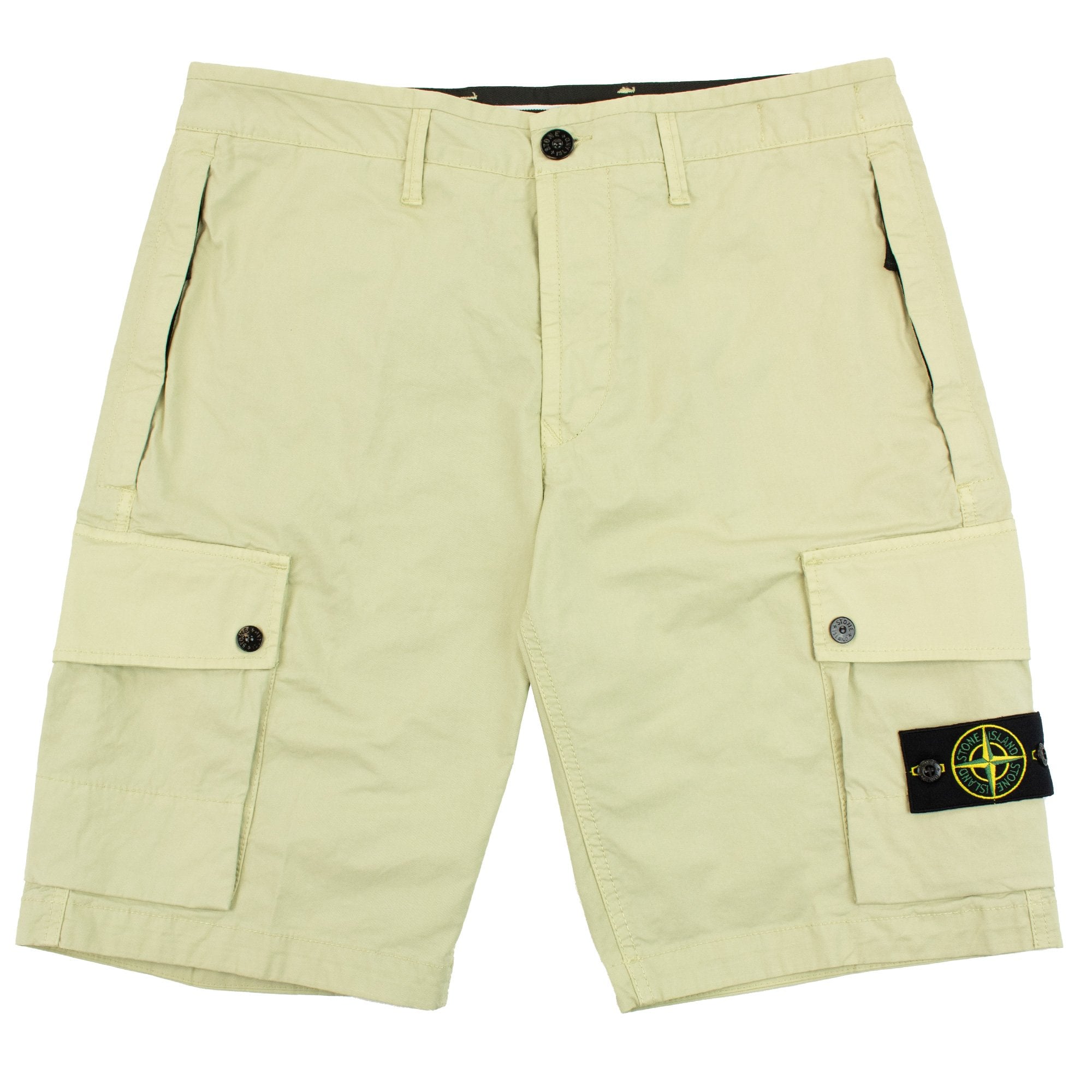 Stone Island L1110 Twill Stretch Tc Cargo Shorts Pistachio V0051