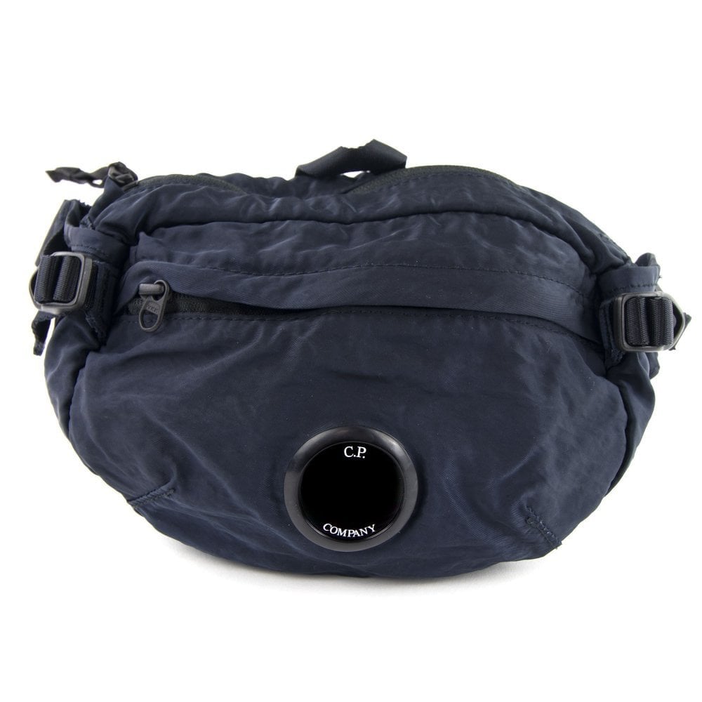 CP COMPANY ショルダーバッグ　ネイビー Cp Company Garment Dyed Nylon Sateen Lens Waist Bag Navy 888 | ONU