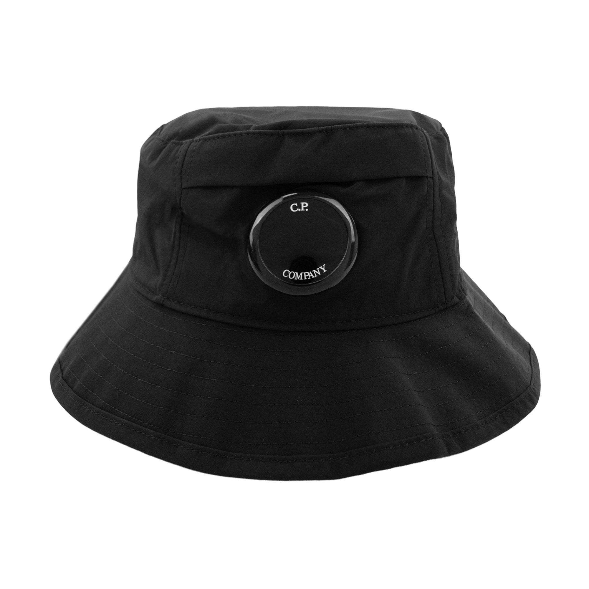 Cp Company Chrome R Lens Bucket Hat Black 999 | ONU – Onu