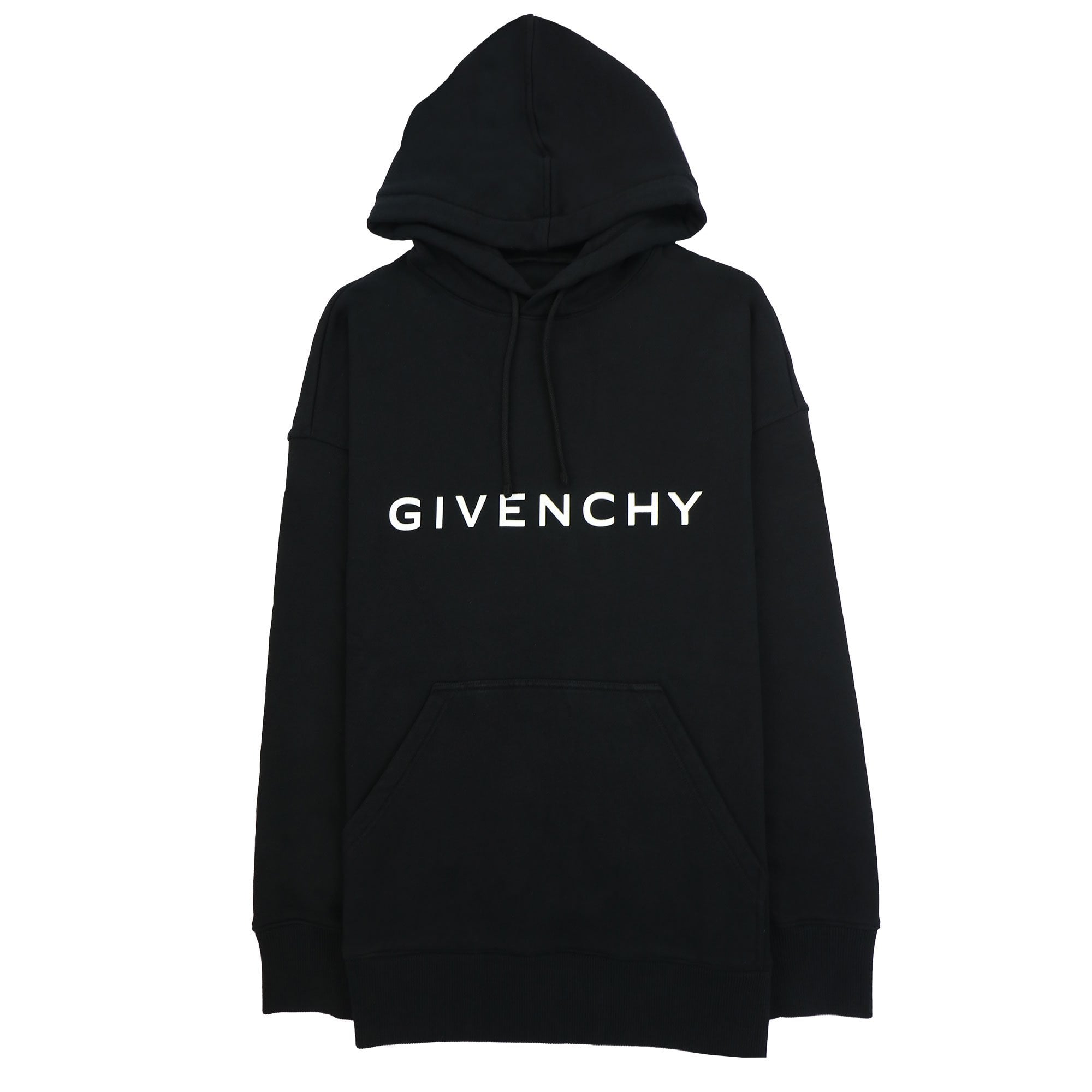 Givenchy Logo Hoodied Sweatshirt Black 001 | ONU – Onu