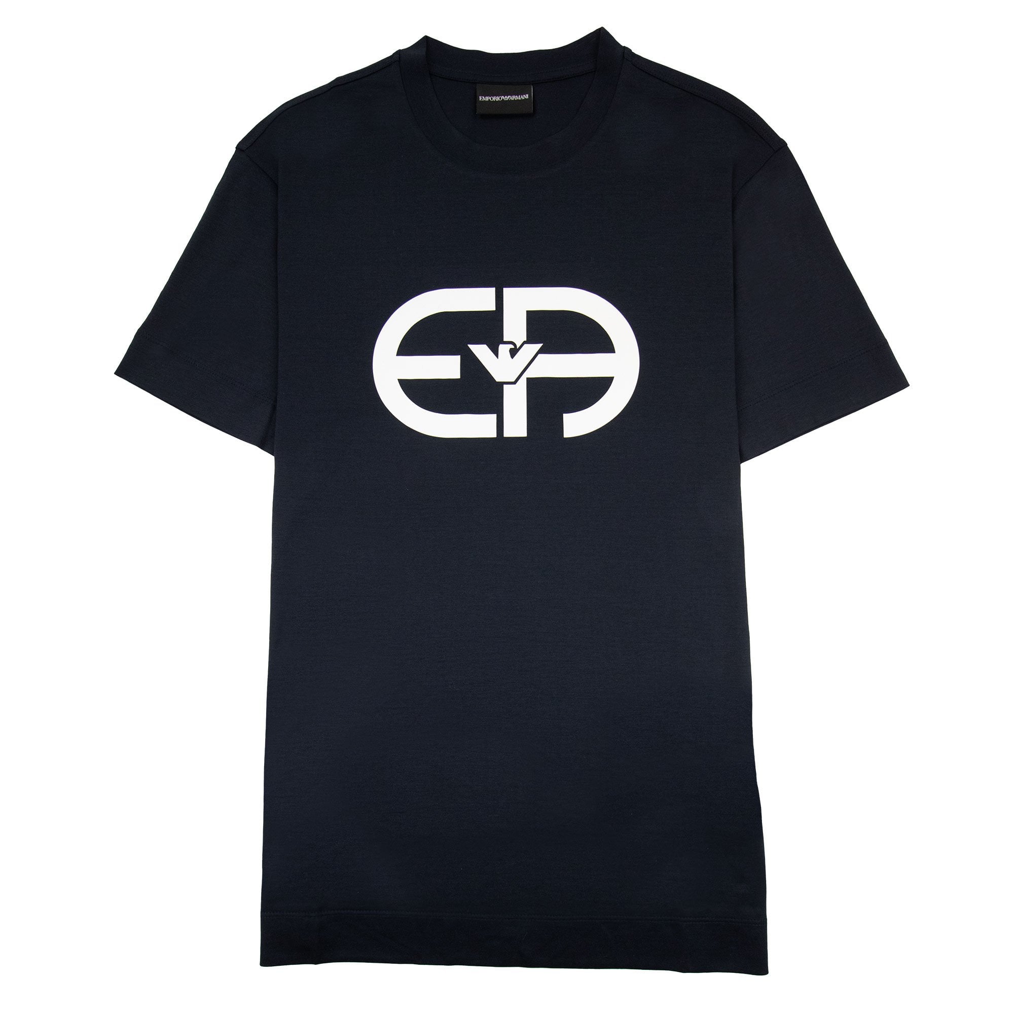 Emporio Armani Ea Logo Oversized T Shirt Blue Navy | ONU – Onu
