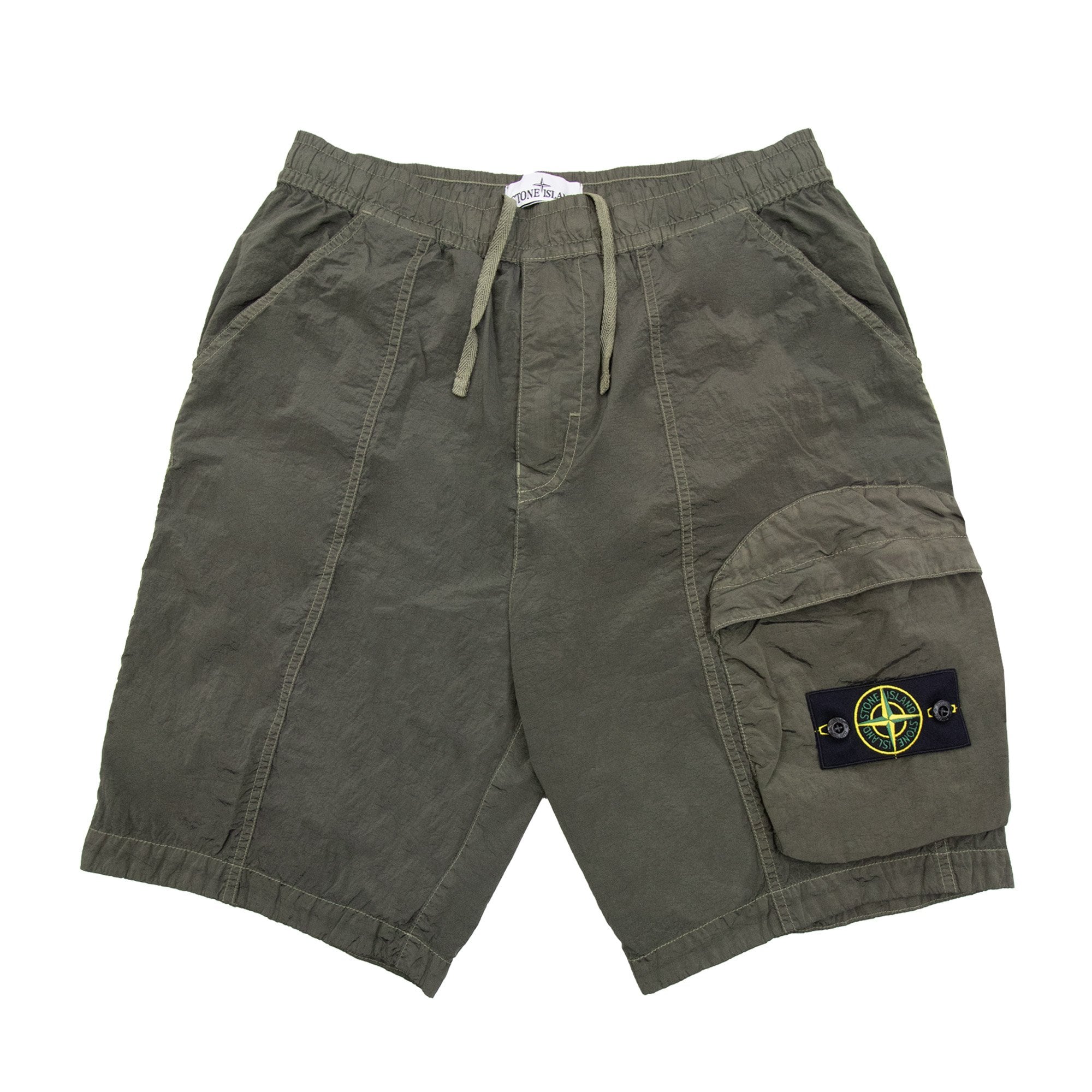 Stone Island L100007 Nylon Metal Cargo Shorts Khaki V0054 | ONU – Onu