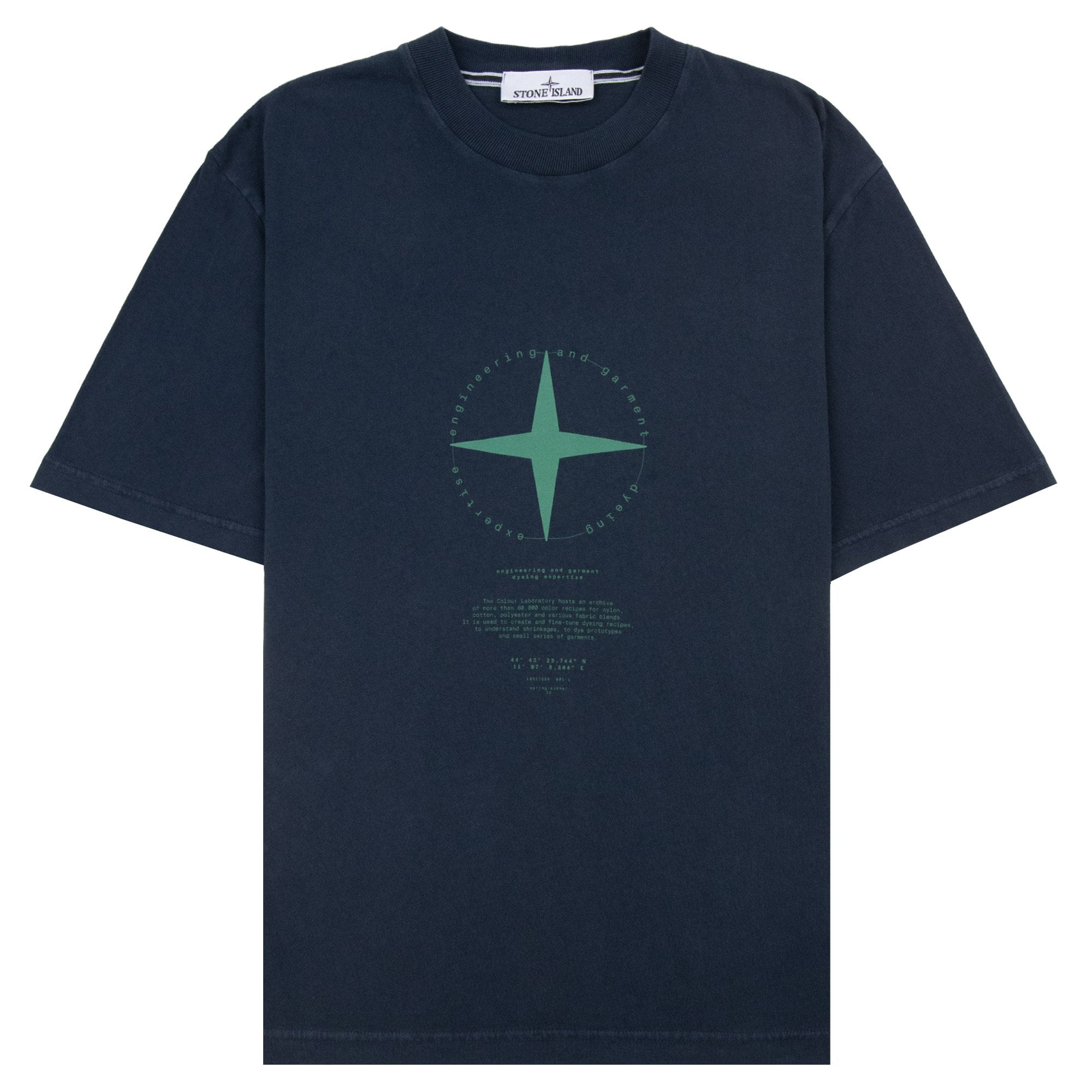 Stone Island 210001 Regular-fit T-shirt With 'light Compass' Print