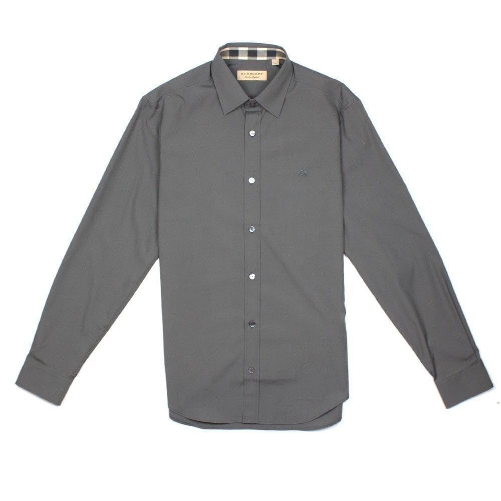 Burberry Cambridge Long Sleeve Shirt Grey