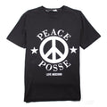 Love Moschino Black Peace Posse T-Shirt
