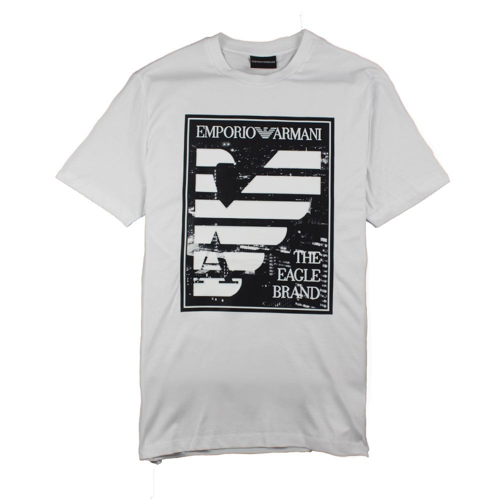 Emporio Armani The Eagle Brand T-Shirt White