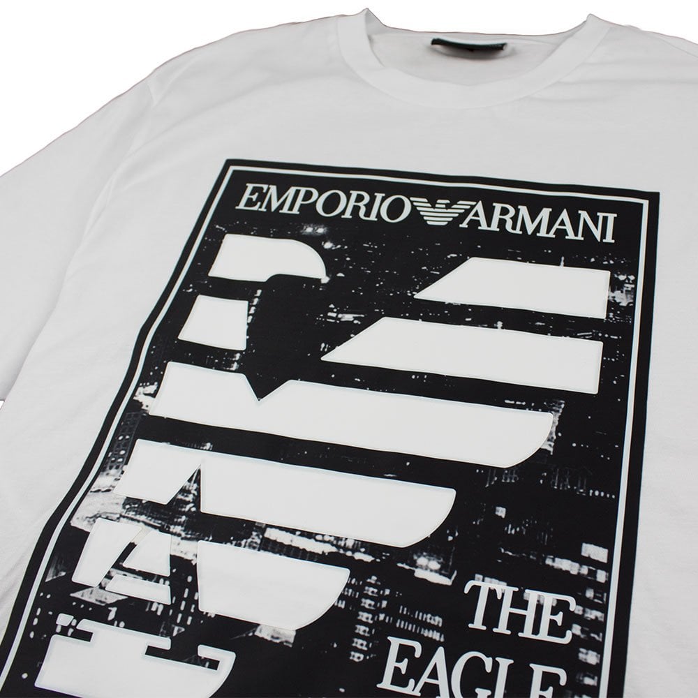 Emporio Armani The Eagle Brand T-Shirt White