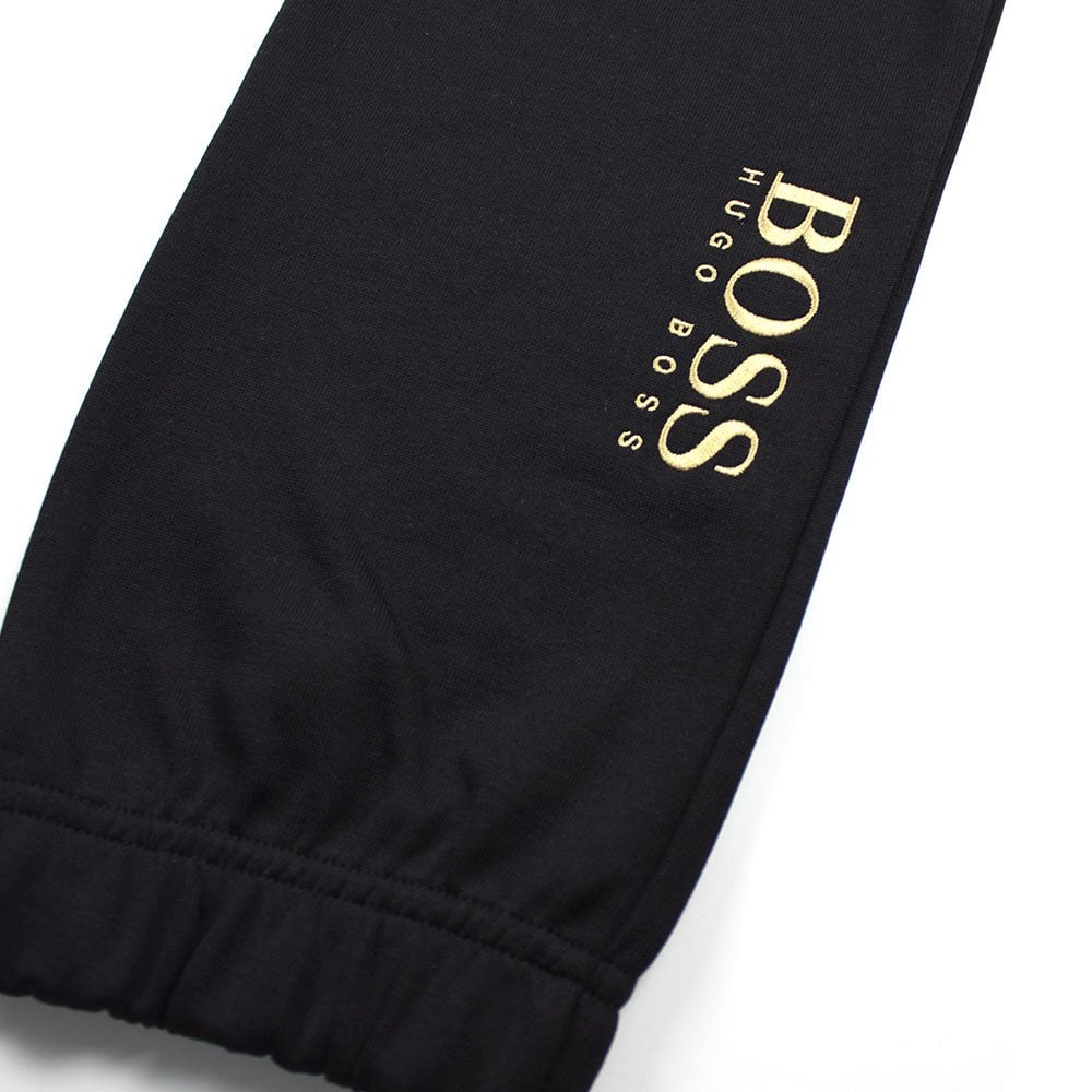 Hugo Boss Hadiko Jogging Bottoms Black Gold
