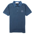 Stone Island Junior Short Sleeve Polo Turquoise