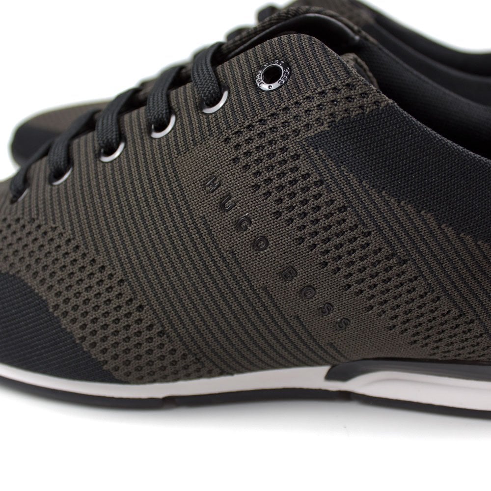 Hugo Boss Saturn Low Knit Shoes Green
