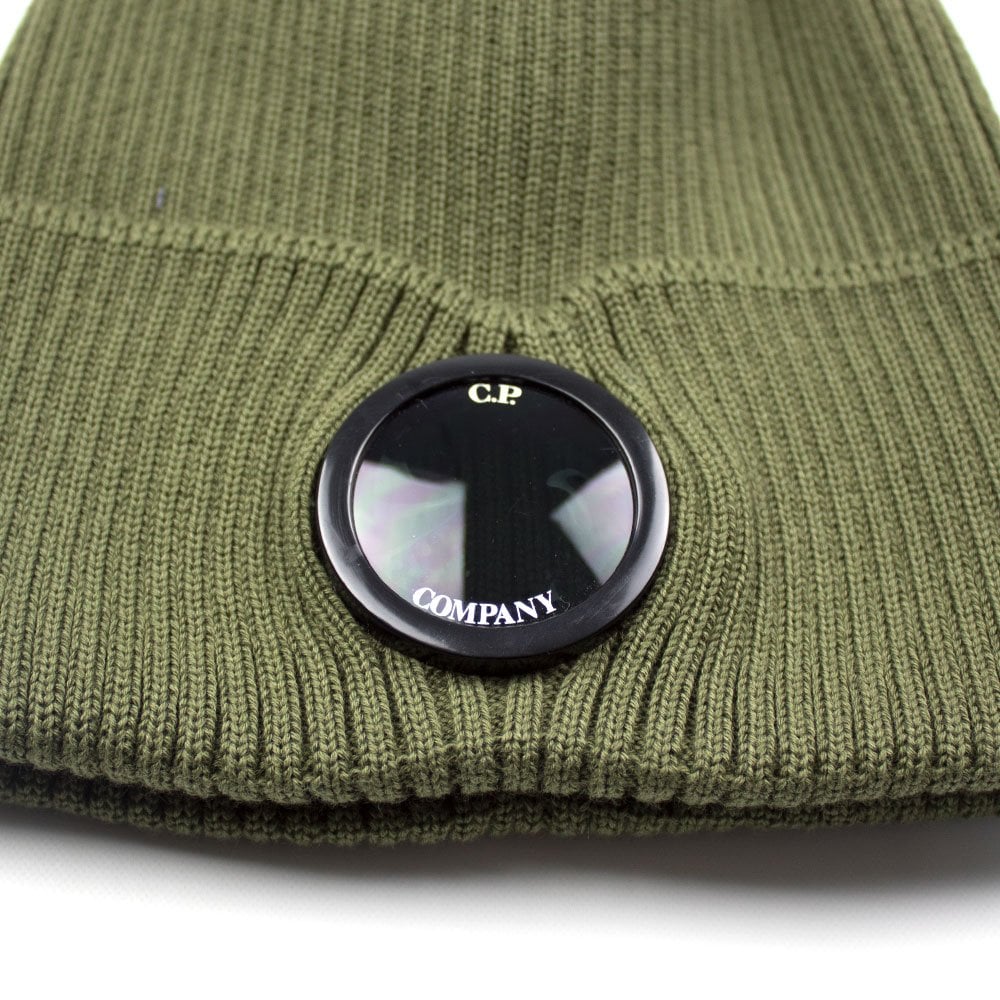 CP Company Watch Viewer Lens Summer Beanie Khaki