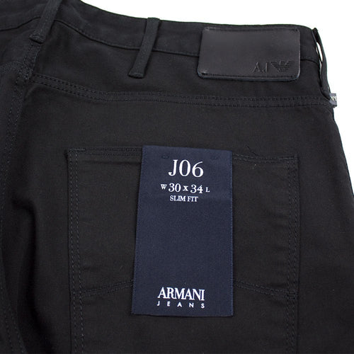 Armani Jeans J06 Slim Fit Black