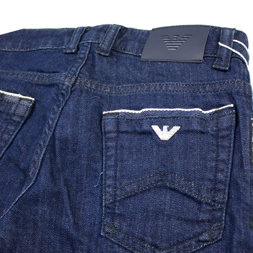 Armani Jeans Junior Raw Denim Blue