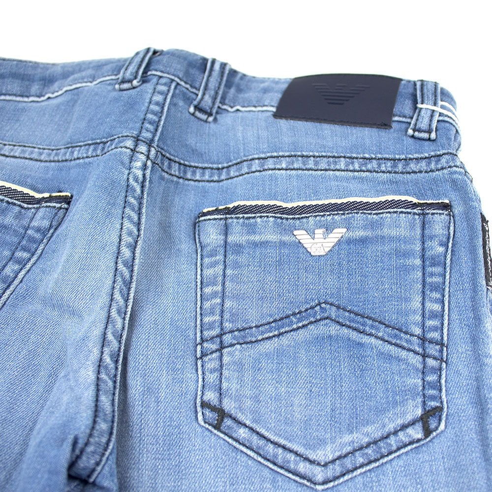 Emporio Armani Junior Stone Wash Denim