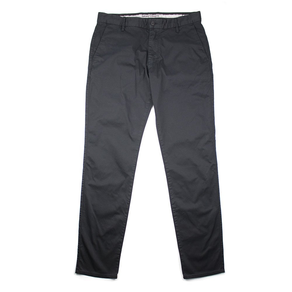 パンツ EMPORIO ARMANI CHINO TROUSER Emporio Armani Chino Trouser Black | ONU – Onu