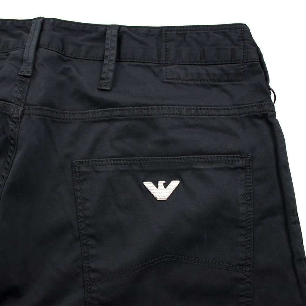 Emporio Armani J06 Slim Fit Chino Black