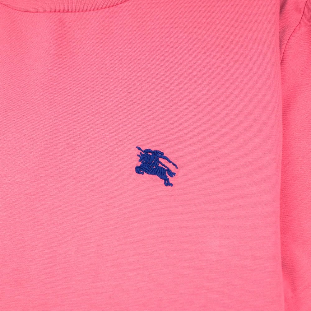 Burberry Joe-Forth Embroidered Logo T-shirt Pink\Blue
