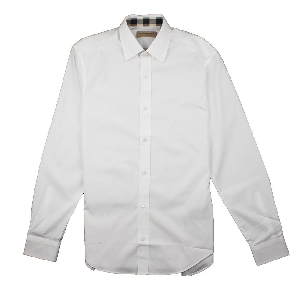 Burberry Cambridge Long Sleeve Shirt White