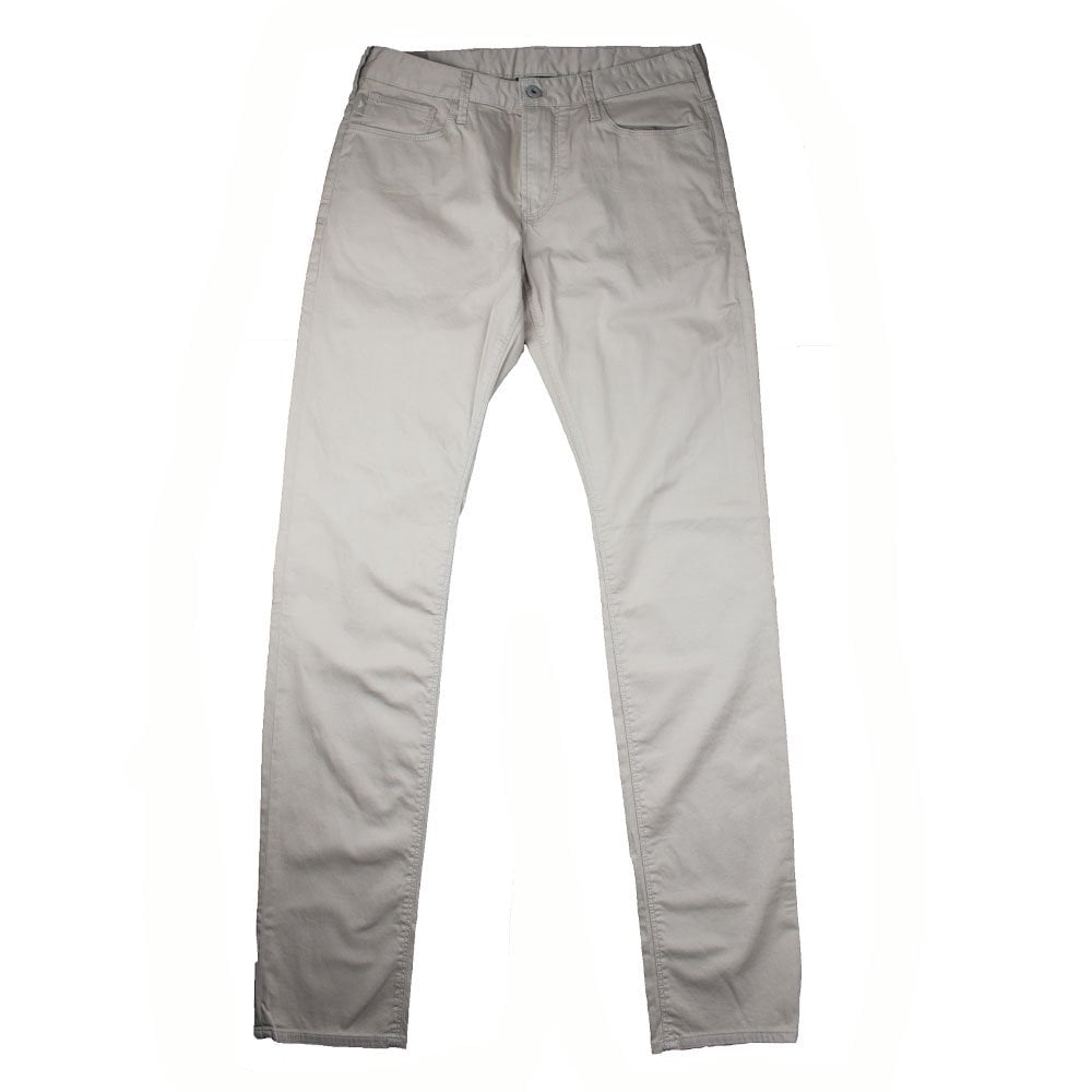 Emporio Armani J06 Slim Fit Chino Brown