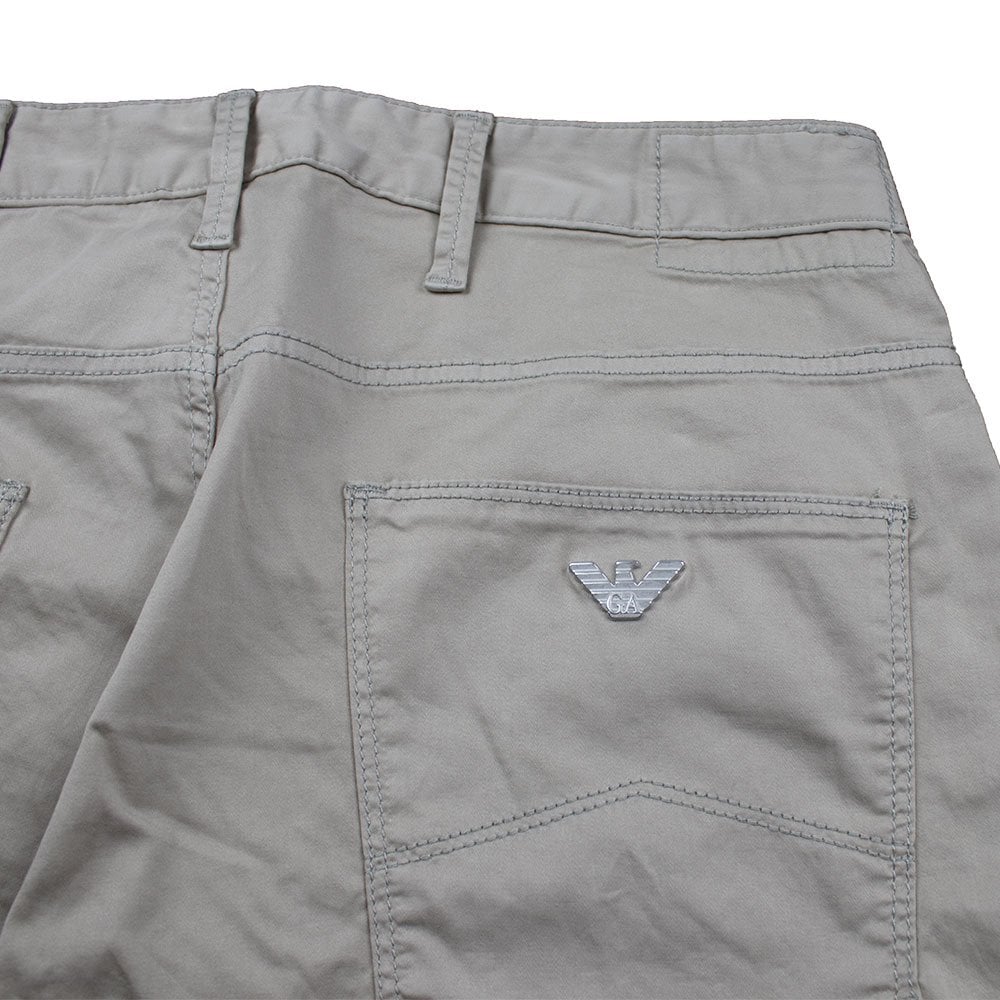Emporio Armani J06 Slim Fit Chino Brown