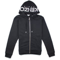 Kenzo Zip Up Hood Logo Hoody Black