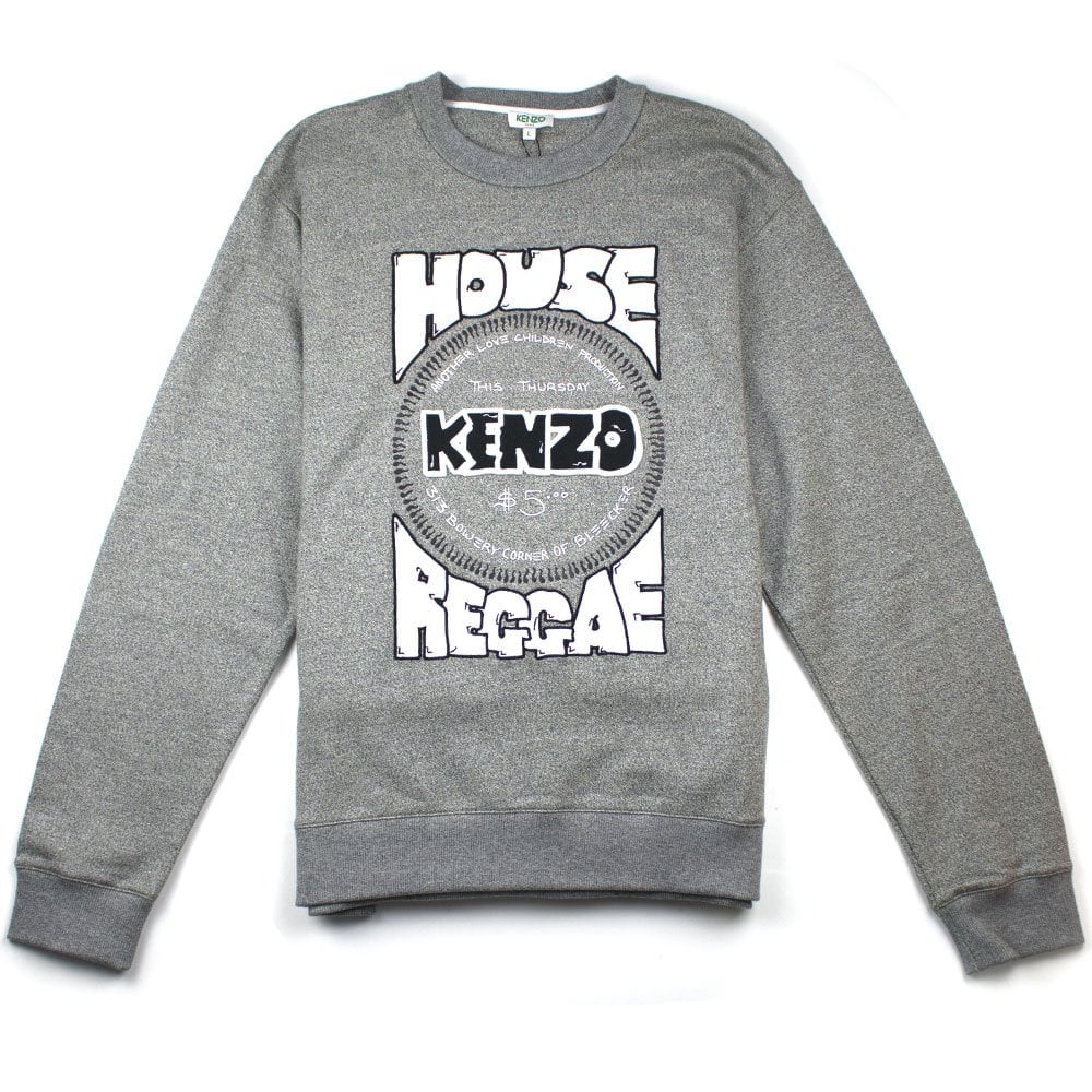 Kenzo House-Reggae Sweatshirt Grey