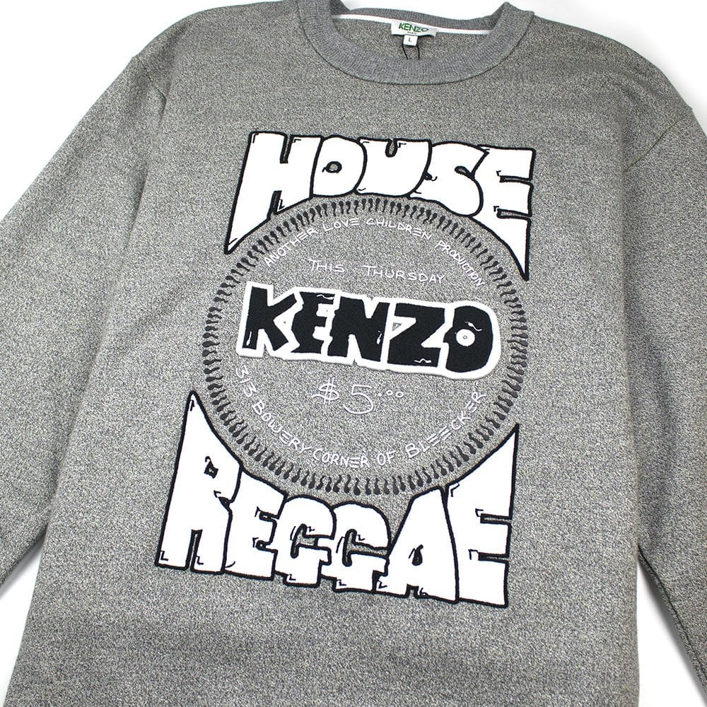 Kenzo House-Reggae Sweatshirt Grey